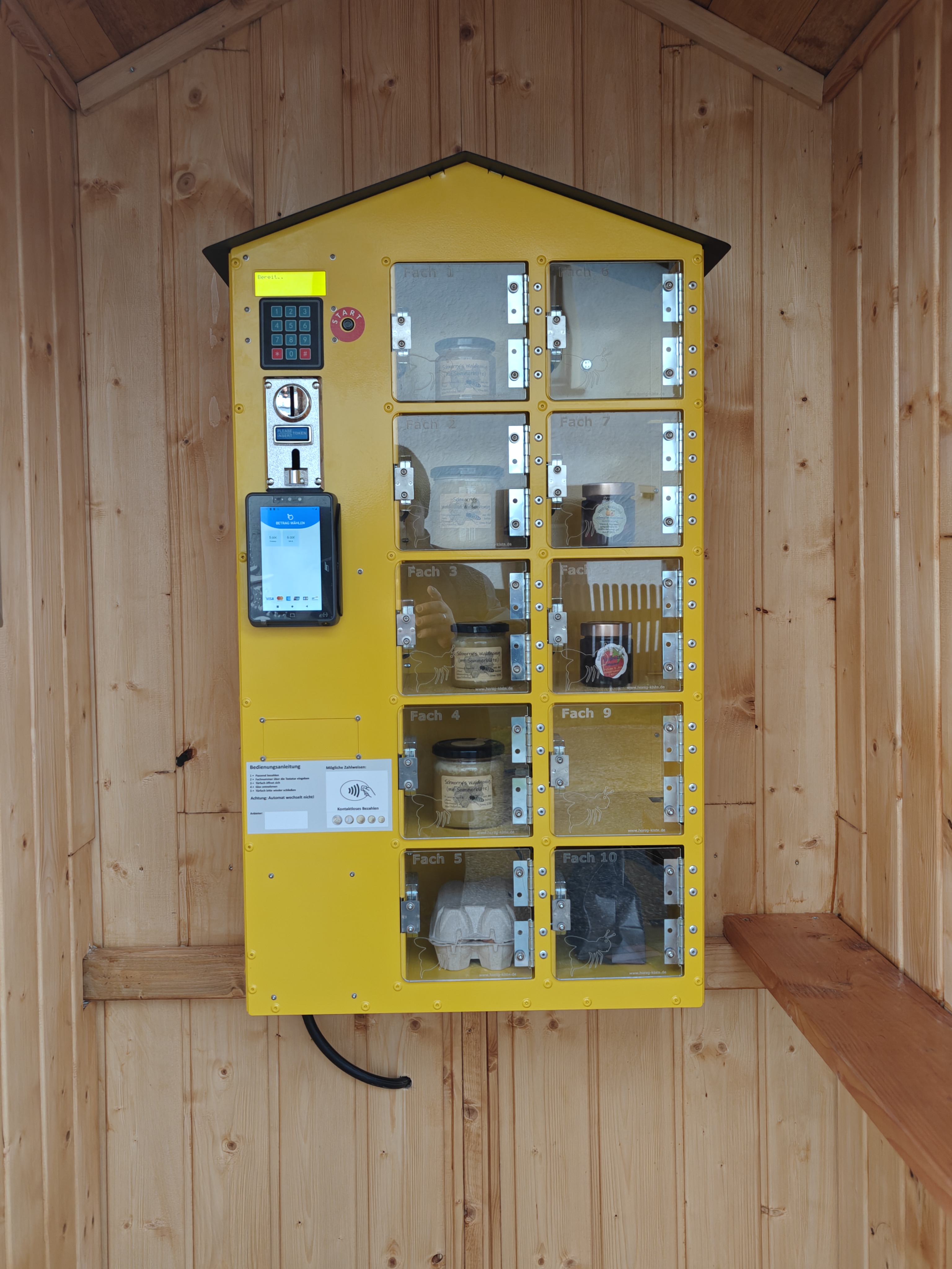 Schnorry's Verkaufsautomat im Hofladen